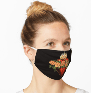 sacred heart, sacred heart of jesus, Catholic face mask, catholic face mask for sale, catholic face masks Etsy, catholic themed face masks, religious face mask, religious face mask for sale, Catholic masks, faith face mask, Jesus face mask, Virgin Mary face mask, 